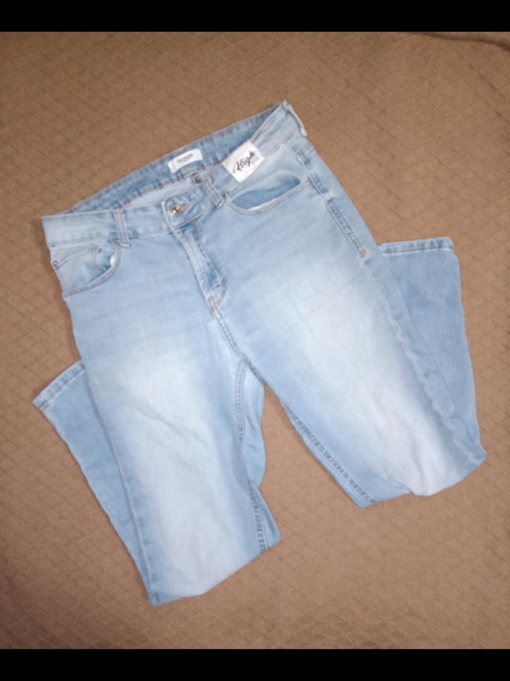 Light Wash Skinny Jeans - High Rise
